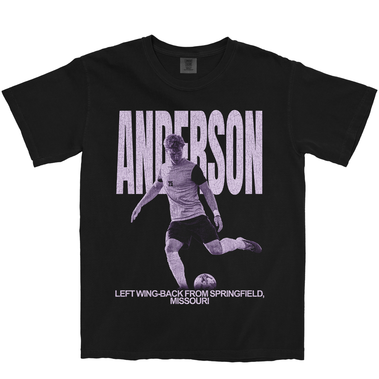 DALTON ANDERSON VINTAGE BLACK TEE