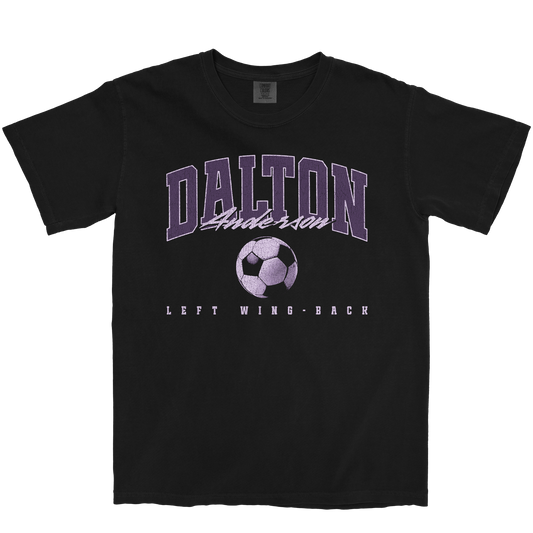 DALTON ANDERSON RETRO BLACK TEE