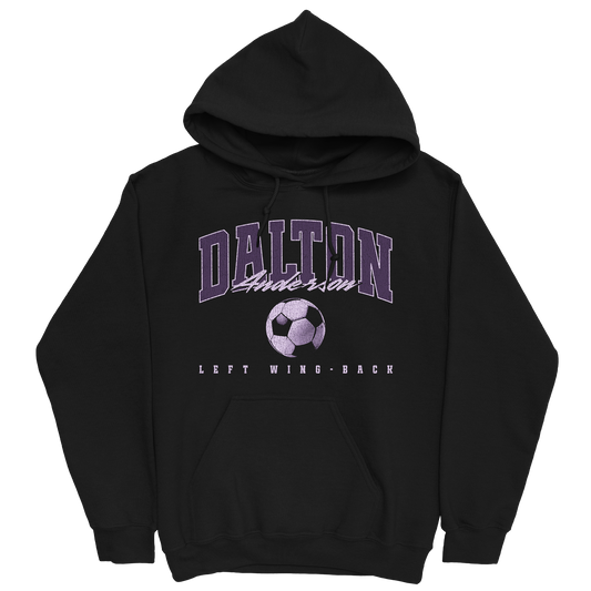 DALTON ANDERSON RETRO BLACK HOODIE