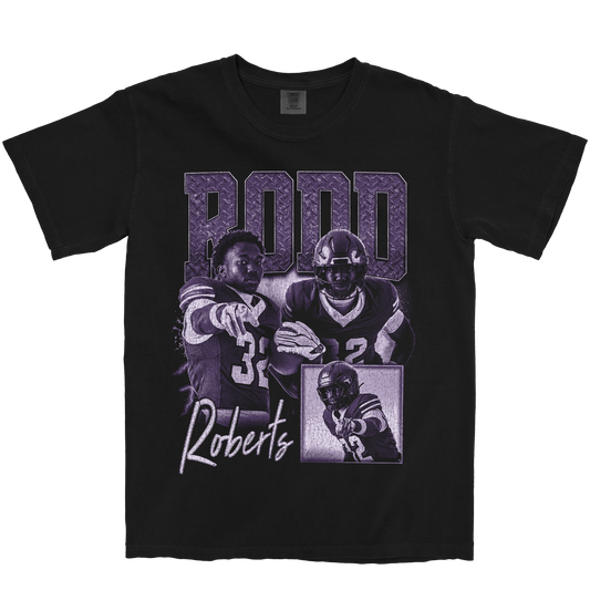 RODD ROBERTS GRAPHIC BLACK TEE