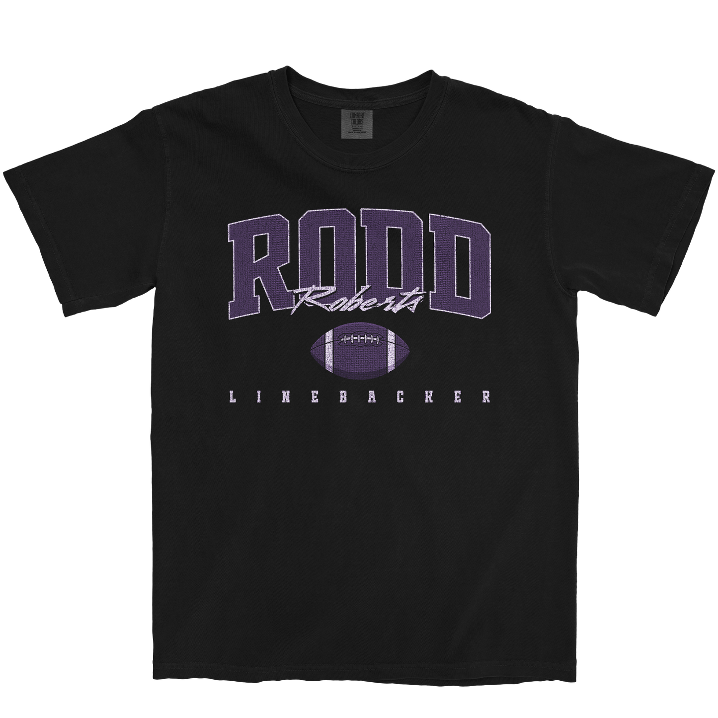 RODD ROBERTS RETRO BLACK TEE