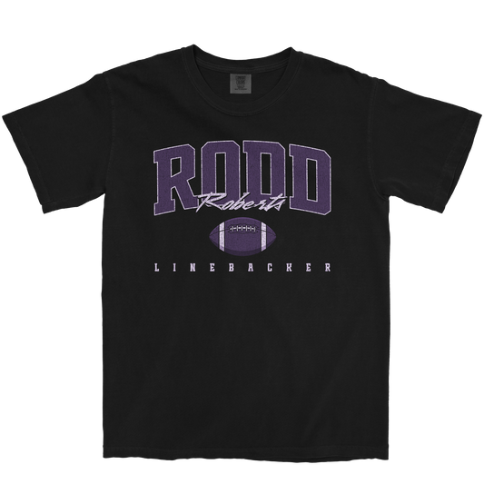RODD ROBERTS RETRO BLACK TEE