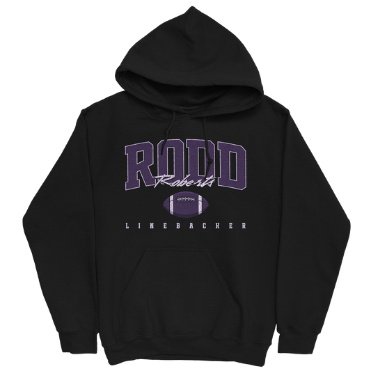 RODD ROBERTS RETRO BLACK HOODIE