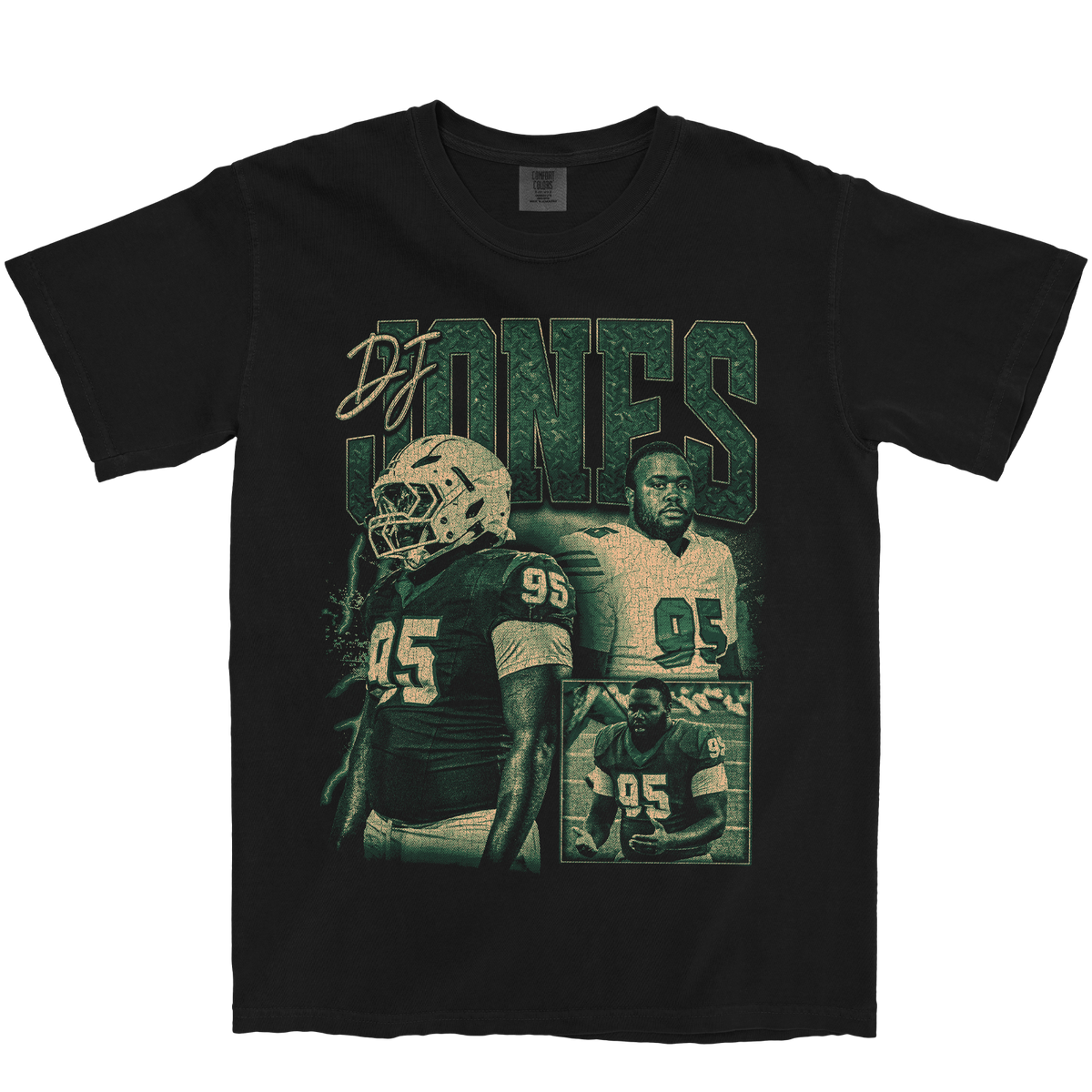 DJ JONES GRAPHIC BLACK TEE