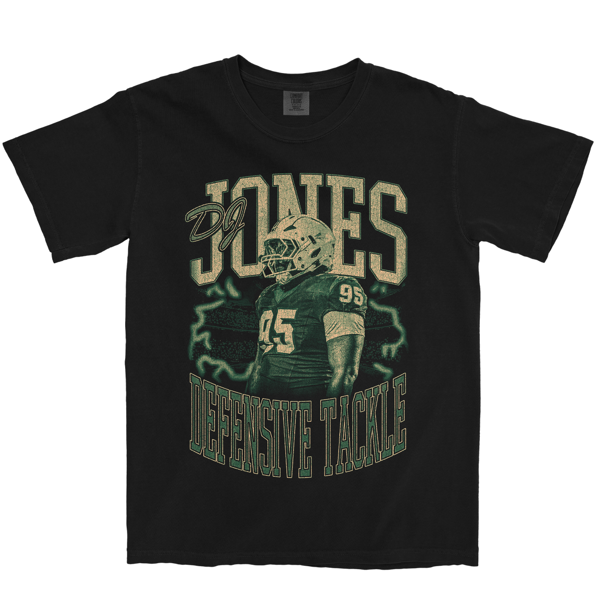 DJ JONES VINTAGE BLACK TEE