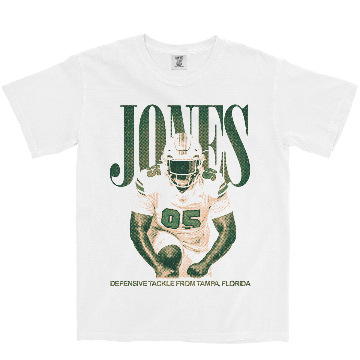 DJ JONES VINTAGE WHITE TEE