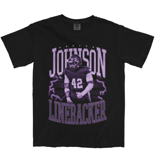 DERION JOHNSON VINTAGE BLACK TEE