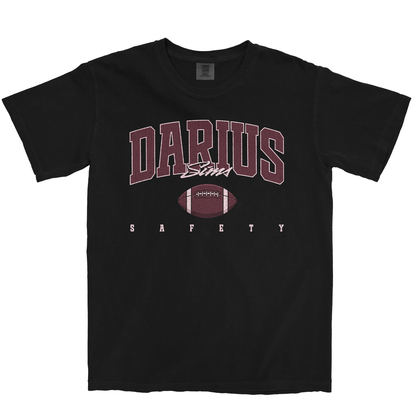 DARIUS SIMS RETRO BLACK TEE