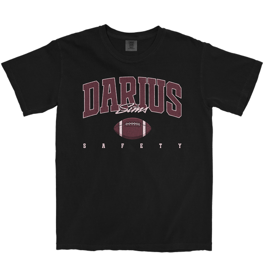 DARIUS SIMS RETRO BLACK TEE