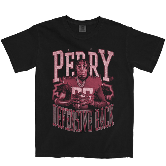 CJ PERRY VINTAGE BLACK TEE