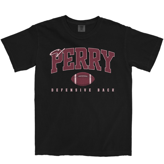 CJ PERRY RETRO BLACK TEE