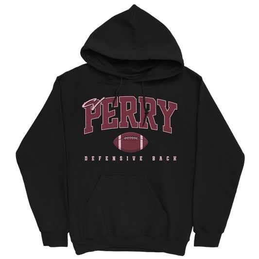CJ PERRY RETRO BLACK HOODIE
