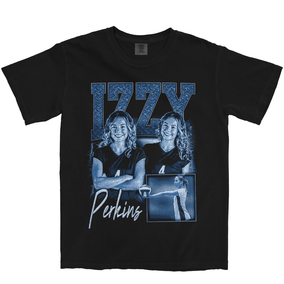 IZZY PERKINS GRAPHIC BLACK TEE