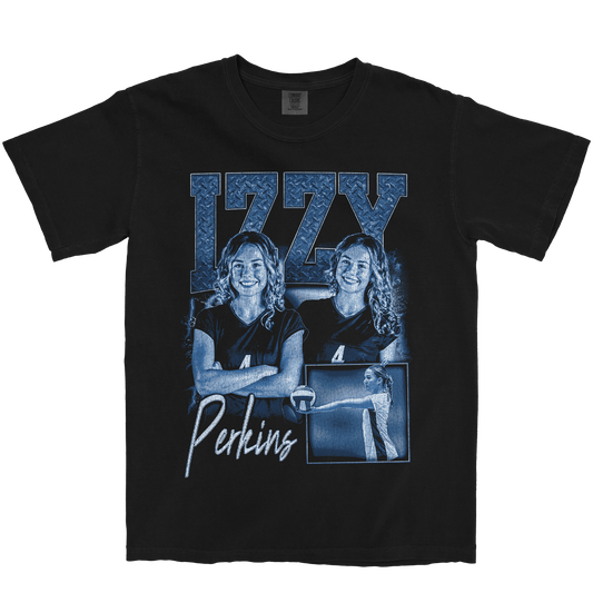 IZZY PERKINS GRAPHIC BLACK TEE