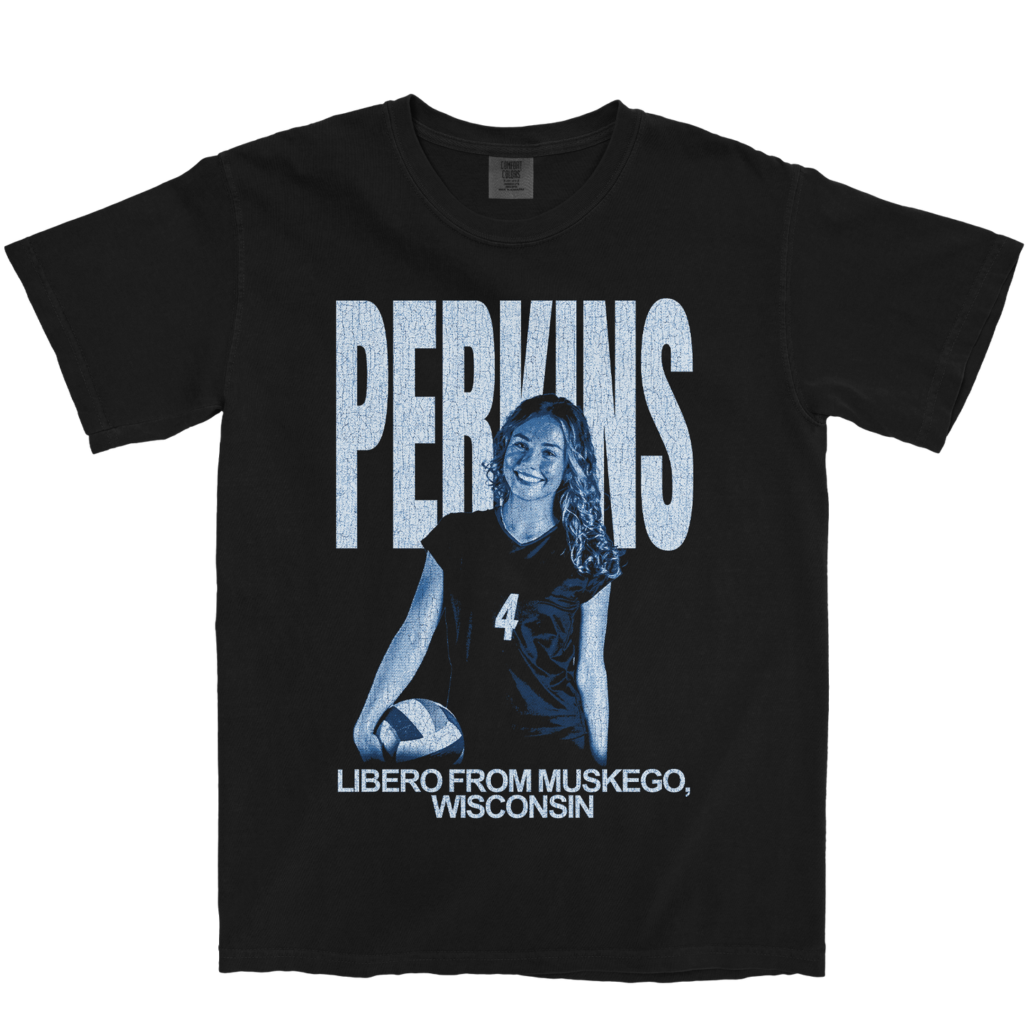IZZY PERKINS VINTAGE BLACK TEE