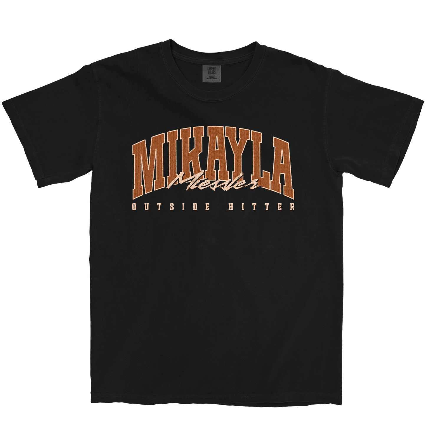 MIKAYLA MIESSLER RETRO BLACK TEE