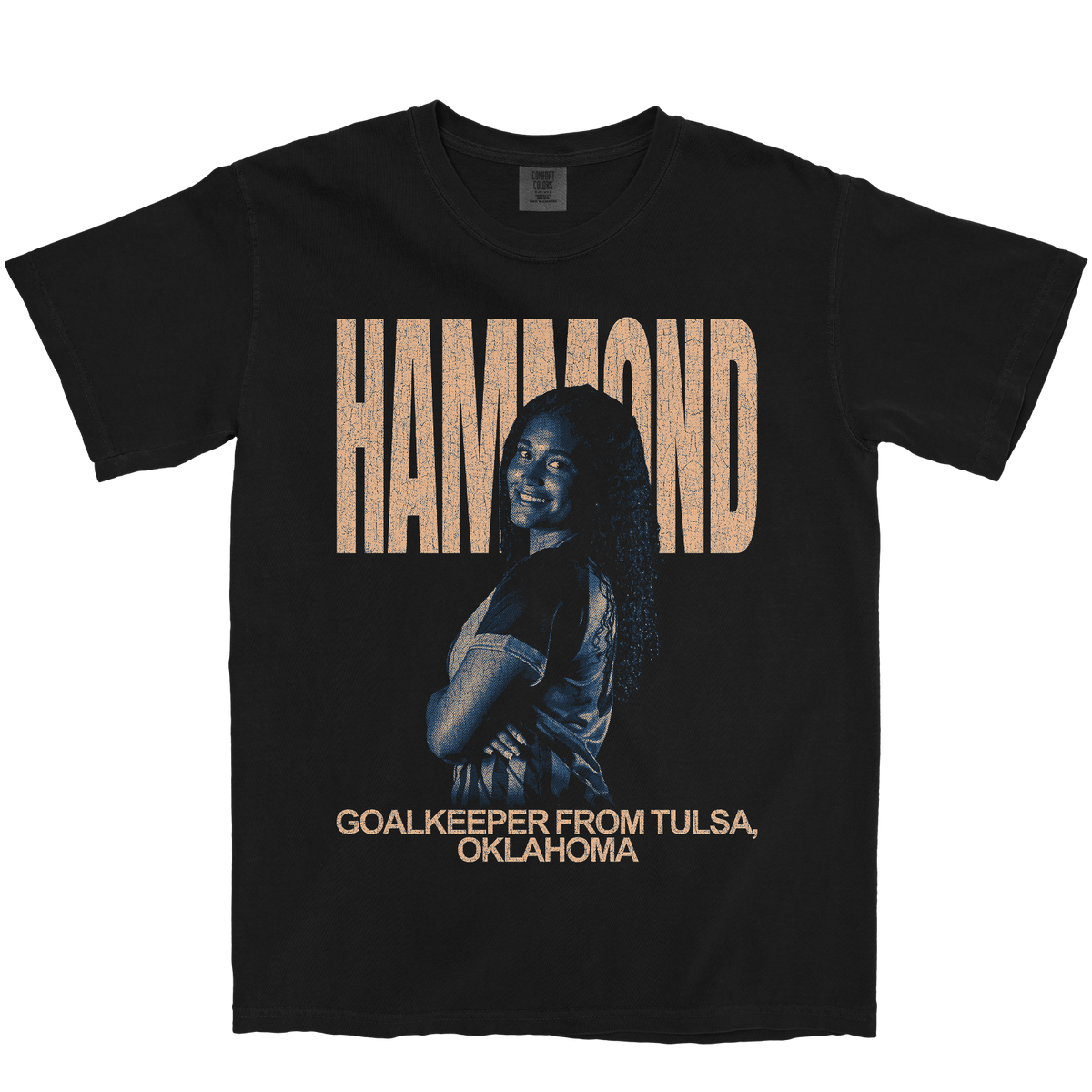 JAYLYN HAMMOND VINTAGE BLACK TEE