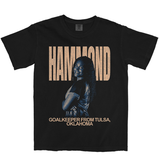 JAYLYN HAMMOND VINTAGE BLACK TEE