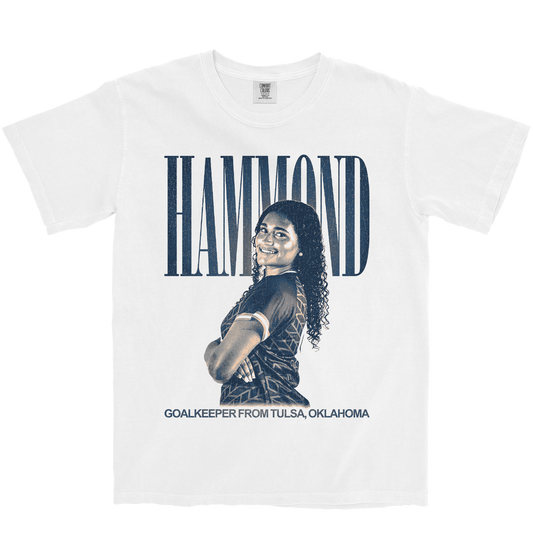 JAYLYN HAMMOND VINTAGE WHITE TEE