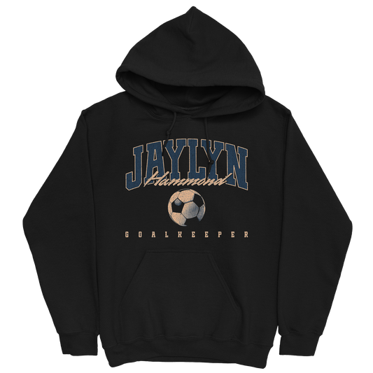 JAYLYN HAMMOND RETRO BLACK HOODIE