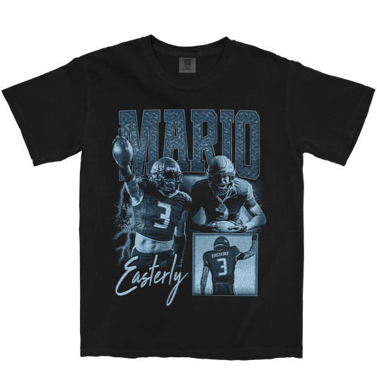 MARIO EASTERLY GRAPHIC BLACK TEE