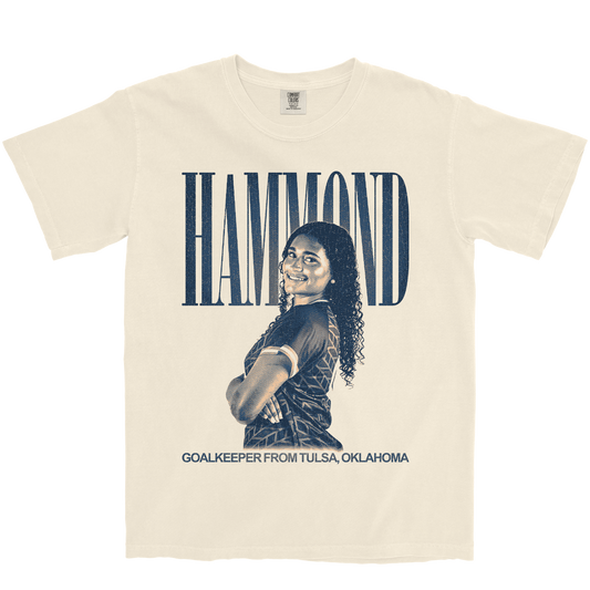 JAYLYN HAMMOND VINTAGE IVORY TEE