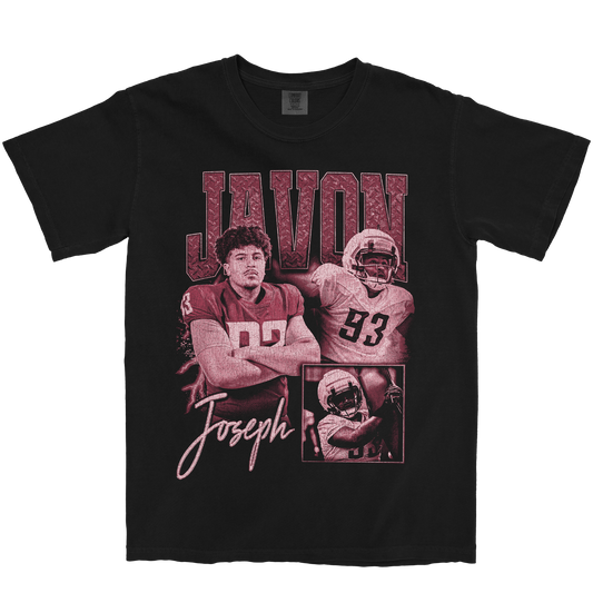 JAVON JOSEPH GRAPHIC BLACK TEE