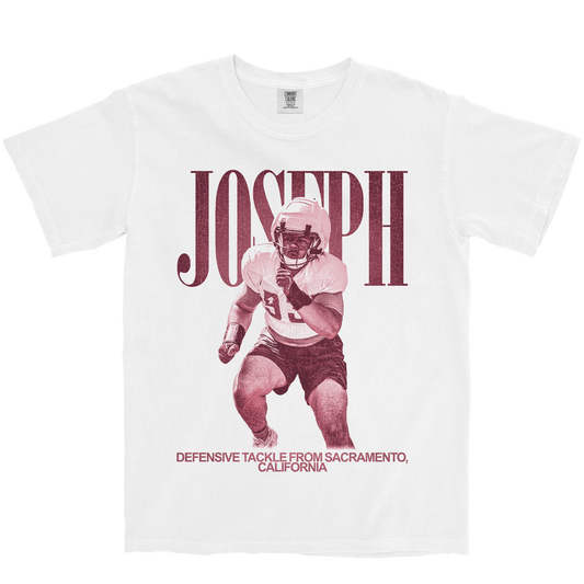 JAVON JOSEPH VINTAGE WHITE TEE