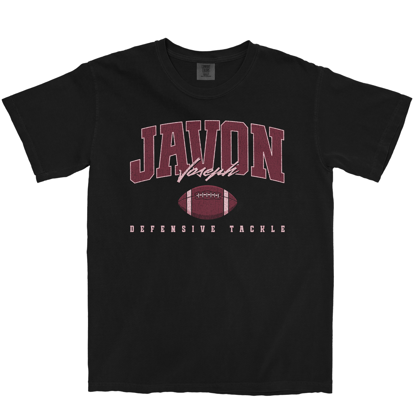 JAVON JOSEPH RETRO BLACK TEE