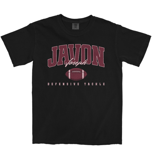 JAVON JOSEPH RETRO BLACK TEE