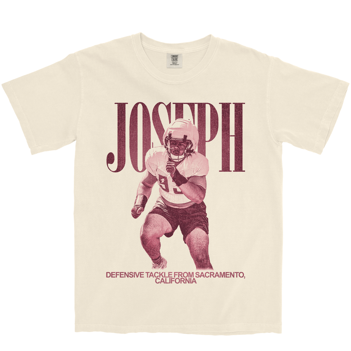 JAVON JOSEPH VINTAGE IVORY TEE