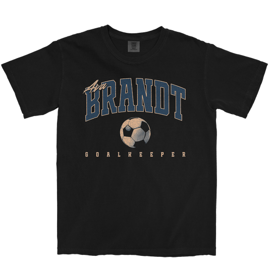 AVA BRANDT RETRO BLACK TEE