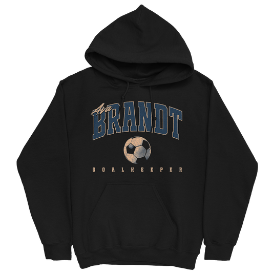 AVA BRANDT RETRO BLACK HOODIE