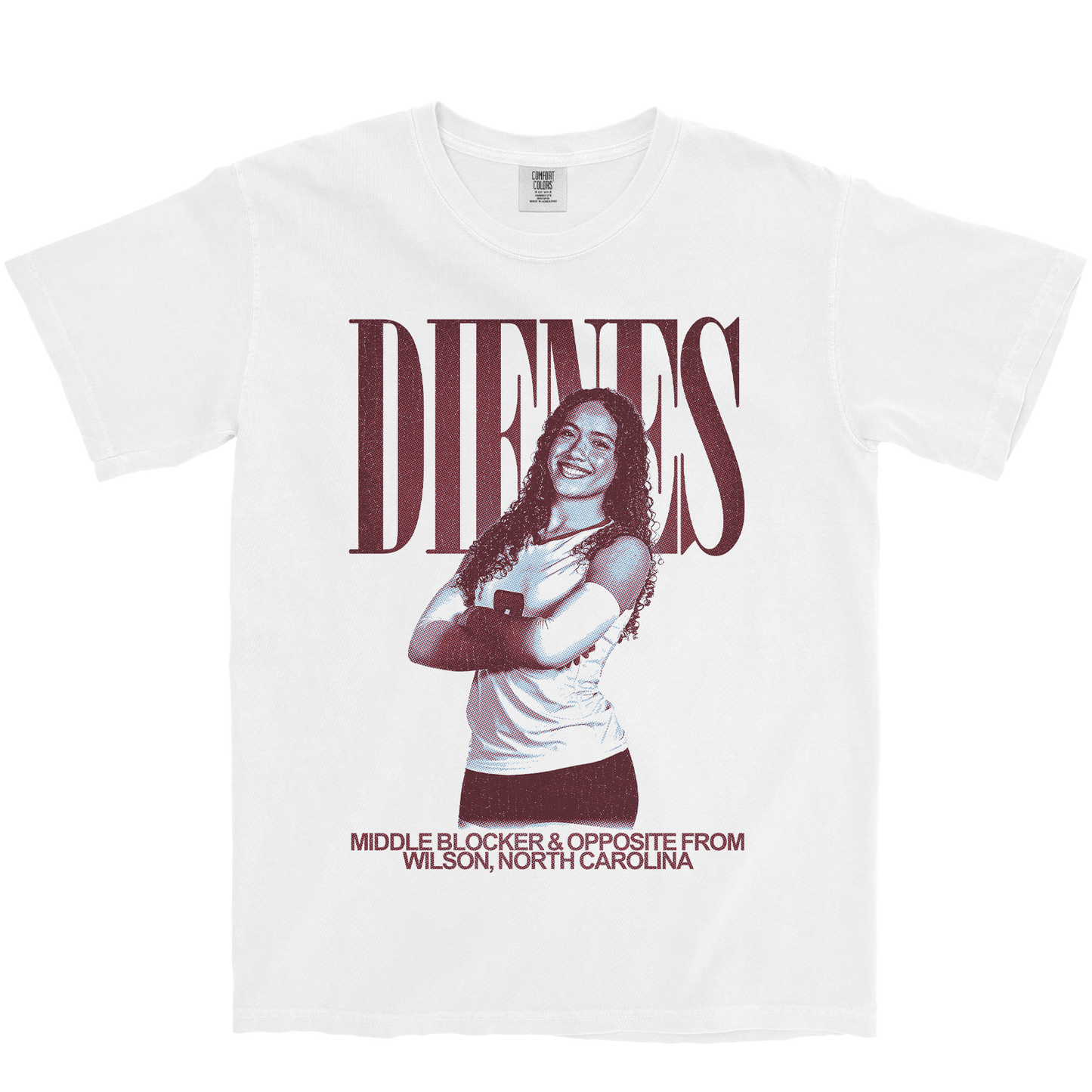 ASHLEY DIENES VINTAGE WHITE TEE