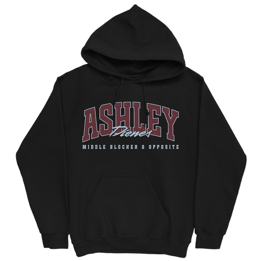 ASHLEY DIENES RETRO BLACK HOODIE