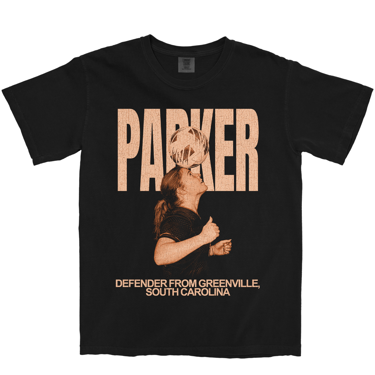LYDIA PARKER VINTAGE BLACK TEE