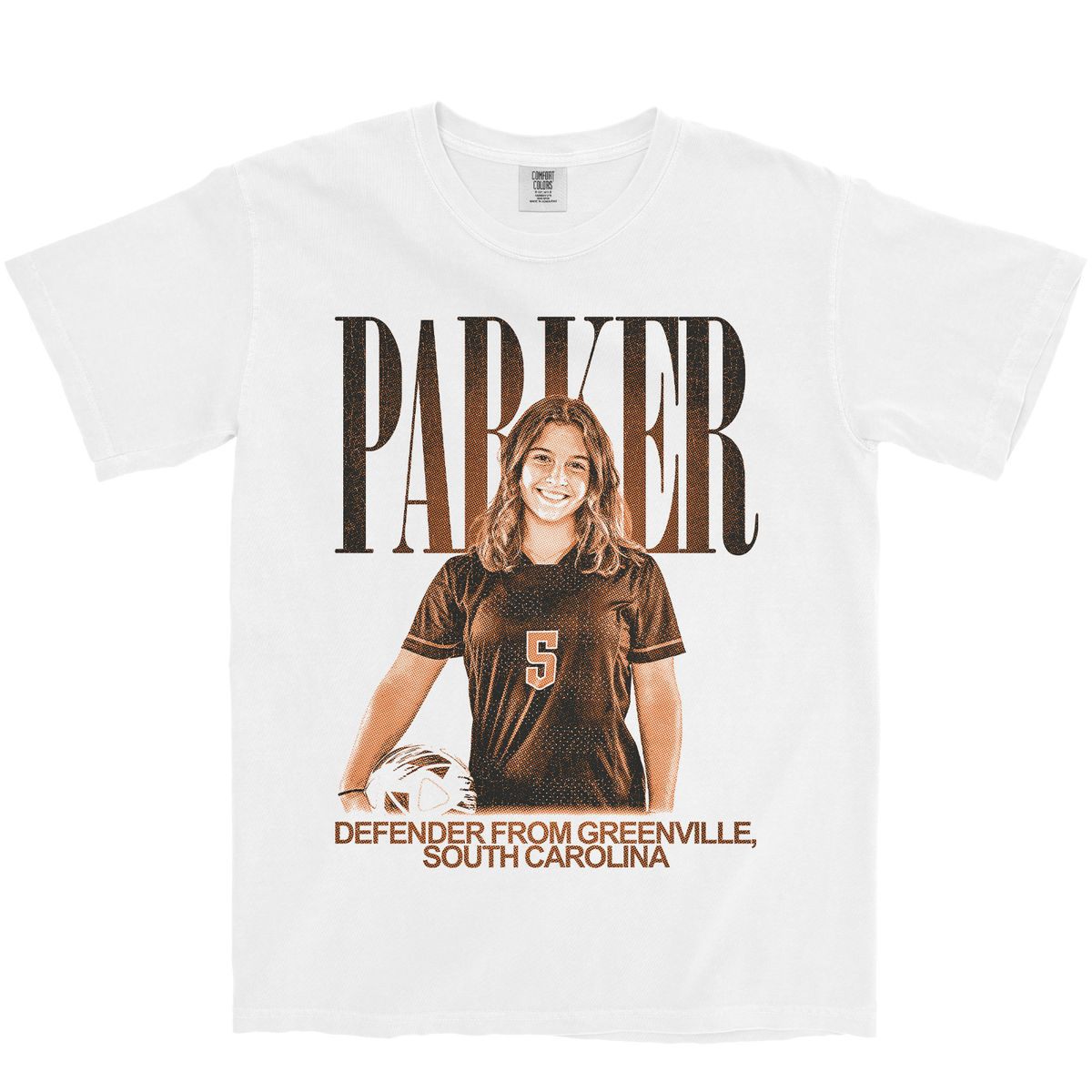 LYDIA PARKER VINTAGE WHITE TEE