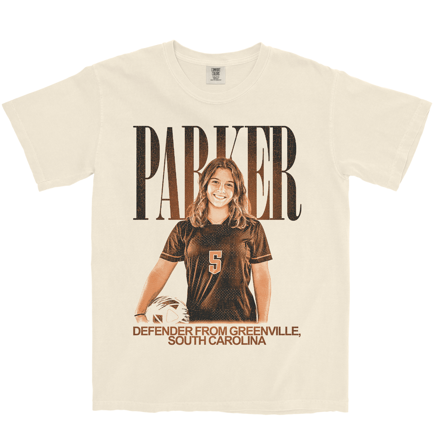 LYDIA PARKER VINTAGE IVORY TEE