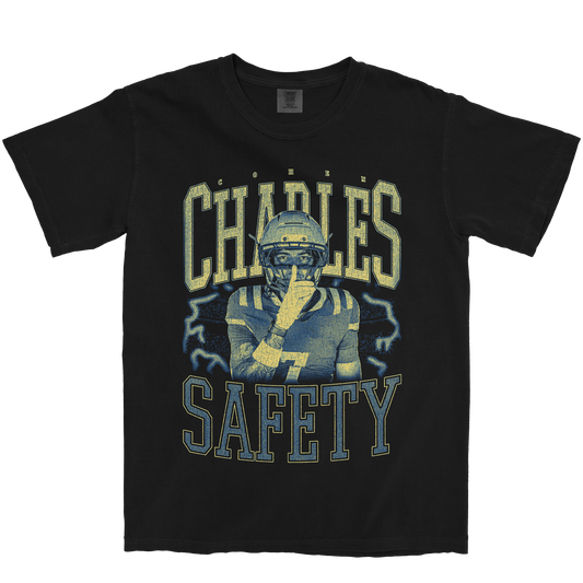 COHEN CHARLES VINTAGE BLACK TEE