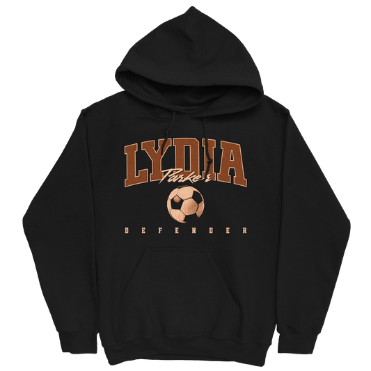 LYDIA PARKER RETRO BLACK HOODIE