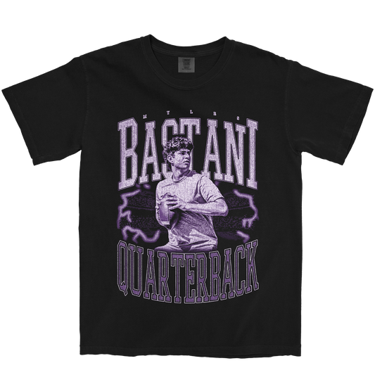 MYLES BASTANI VINTAGE BLACK TEE