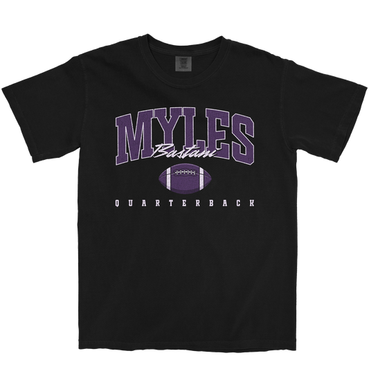 MYLES BASTANI RETRO BLACK TEE