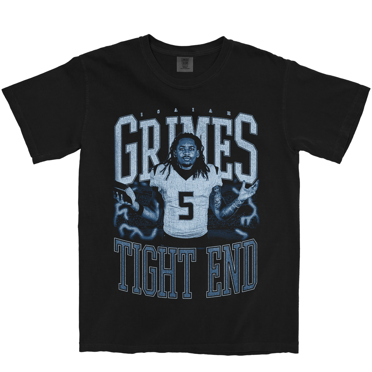 ISAIAH GRIMES VINTAGE BLACK TEE