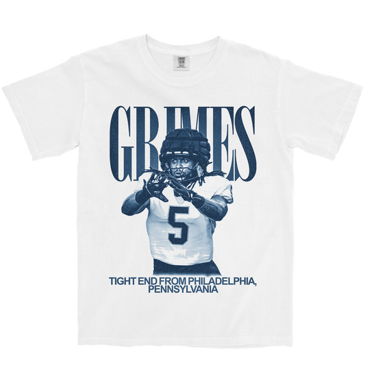 ISAIAH GRIMES VINTAGE WHITE TEE