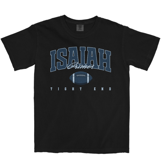 ISAIAH GRIMES RETRO BLACK TEE
