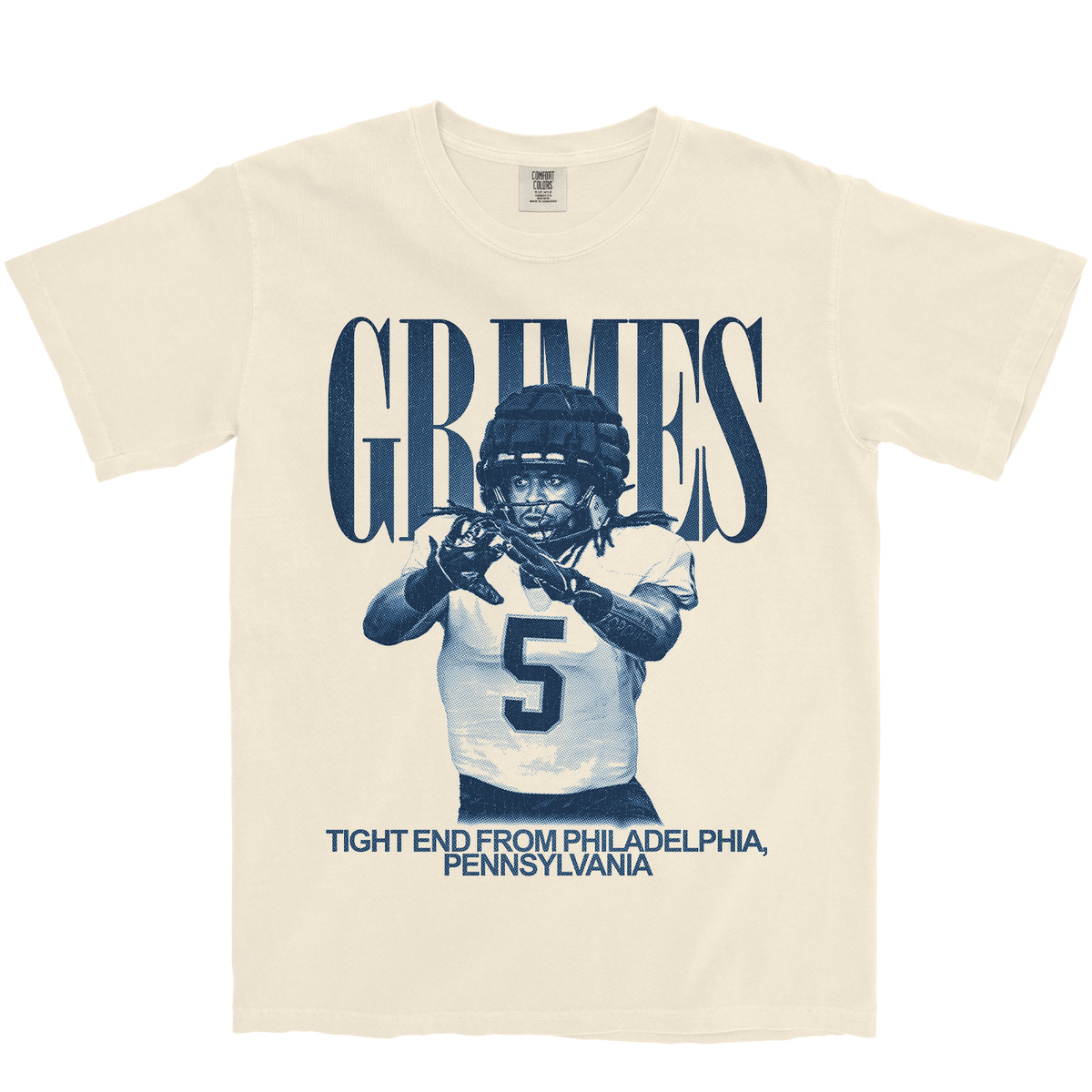 ISAIAH GRIMES VINTAGE IVORY TEE