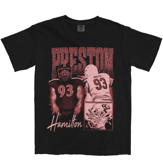PRESTON HAMILTON GRAPHIC BLACK TEE