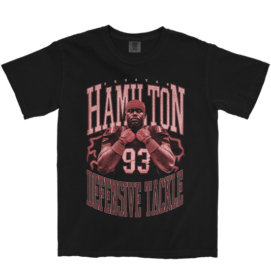 PRESTON HAMILTON VINTAGE BLACK TEE