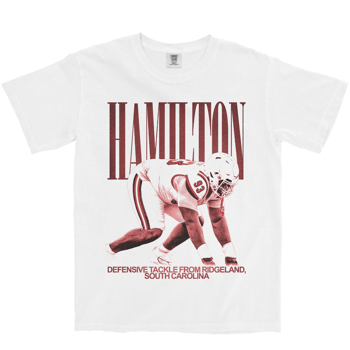 PRESTON HAMILTON VINTAGE WHITE TEE