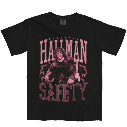 JAQUAVUS HALLMAN VINTAGE BLACK TEE